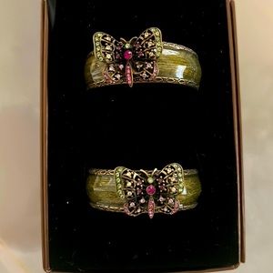 Jay Strongwater Napkin Rings - set of 2